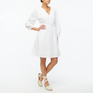 J. Crew Factory v-neck mini dress with trim